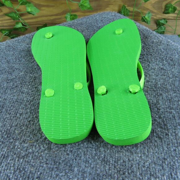 Havaianas Men's Slim Lime Flip Flop Green Synthetic Size 9M Gently Used 2025 - Picture 5 of 6